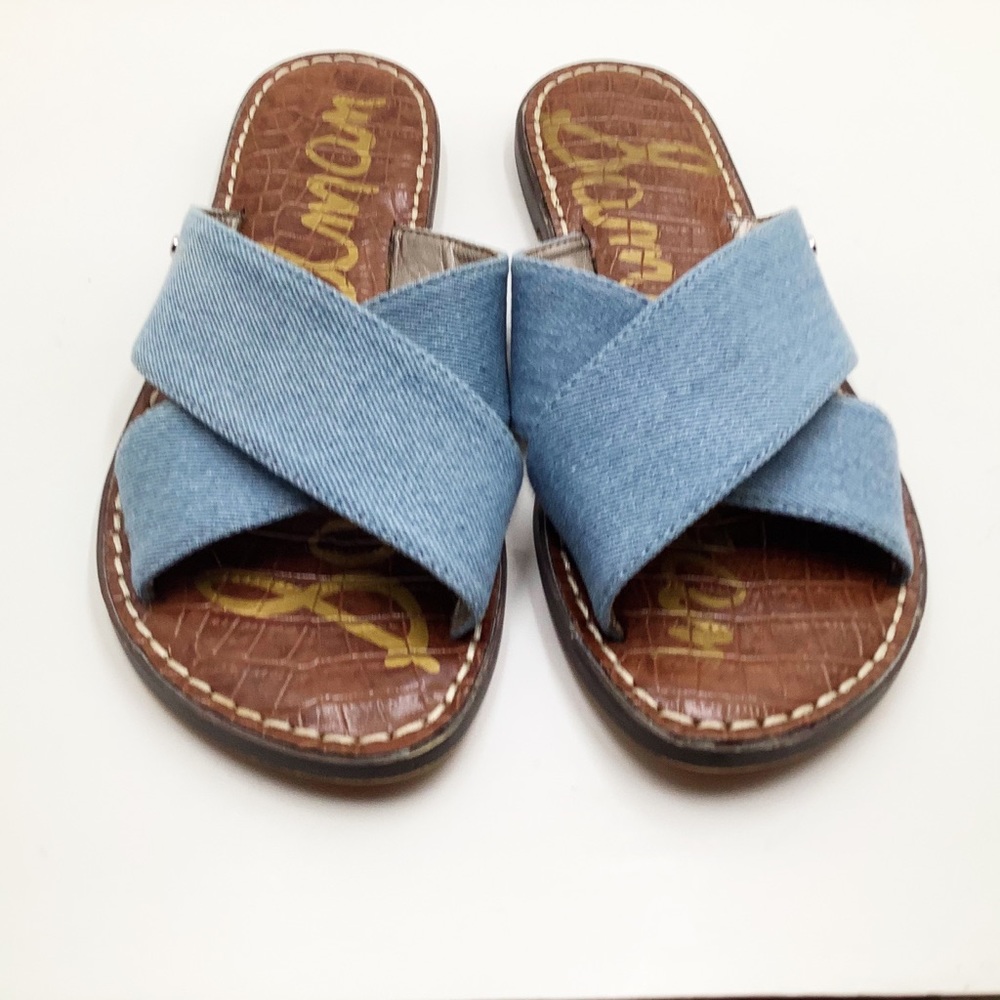 {Sam Edelman} Gertrude Cross Strap Slide Sandal